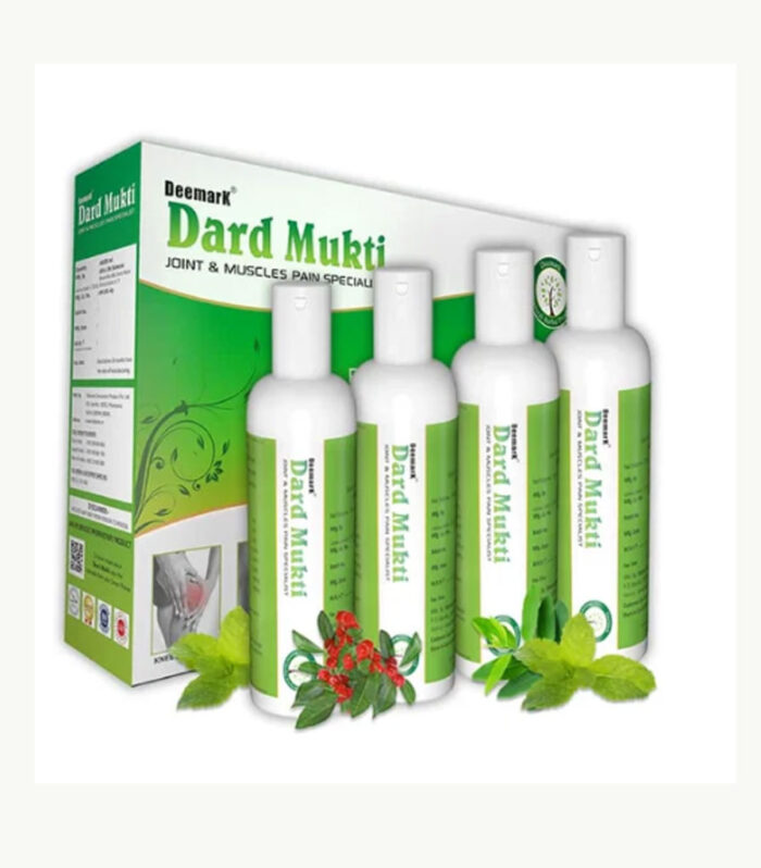 Ayurvedic Vedacharya Pahadi Oil – Joint & Muscle Pain Relief Oil 200 ml × 4 Bottles