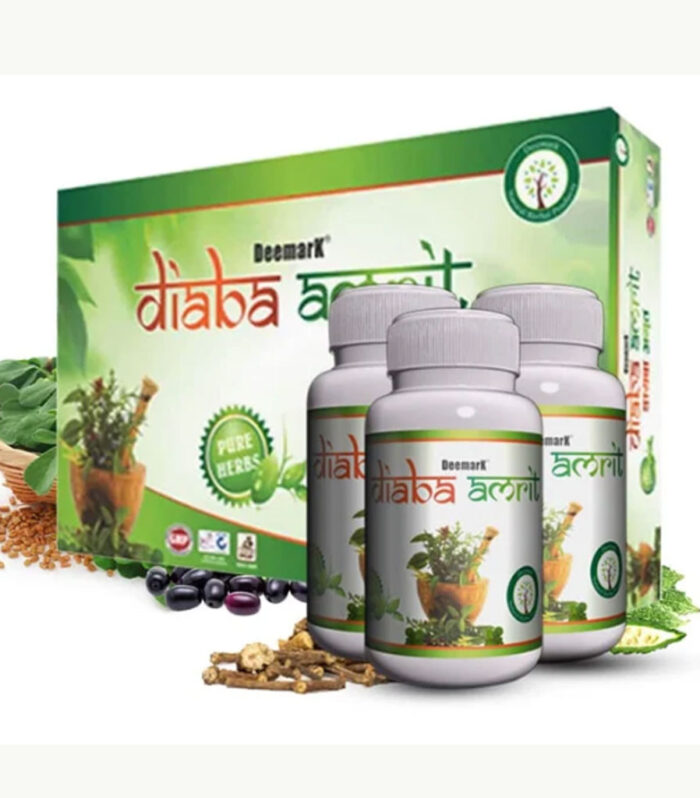 Ayurvedic Diaba Amrit – 60 Capsules × 3 Bottles