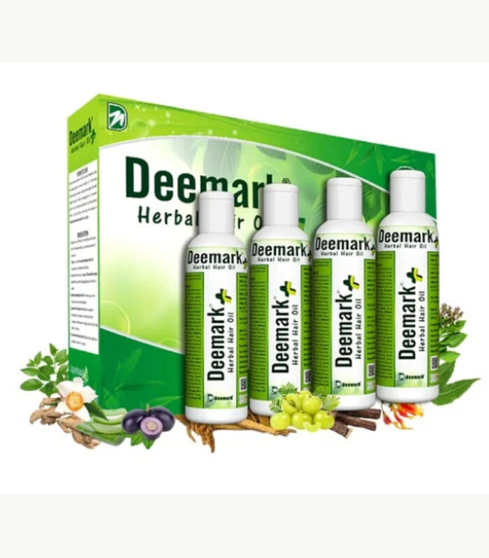 Ayurvedic Herbal Hair Oil Plus – 200 ml × 4 Bottles