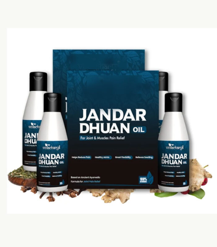 Ayurvedic Jandar Dhuan Oil – 150 ml × 4 Bottles